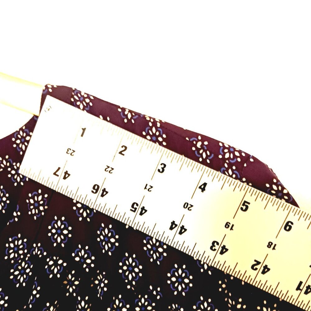 41 Hawthorn Stitch Fix Jimena Shirt Dress Purple Geometric Print XXL EUC Workwea - Picture 9 of 13